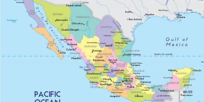 Mapa Mexiko Hiria egoera